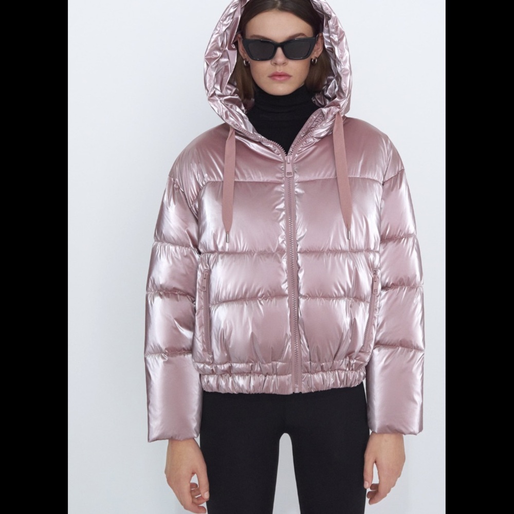 Zara Hooded Puffer Jacket